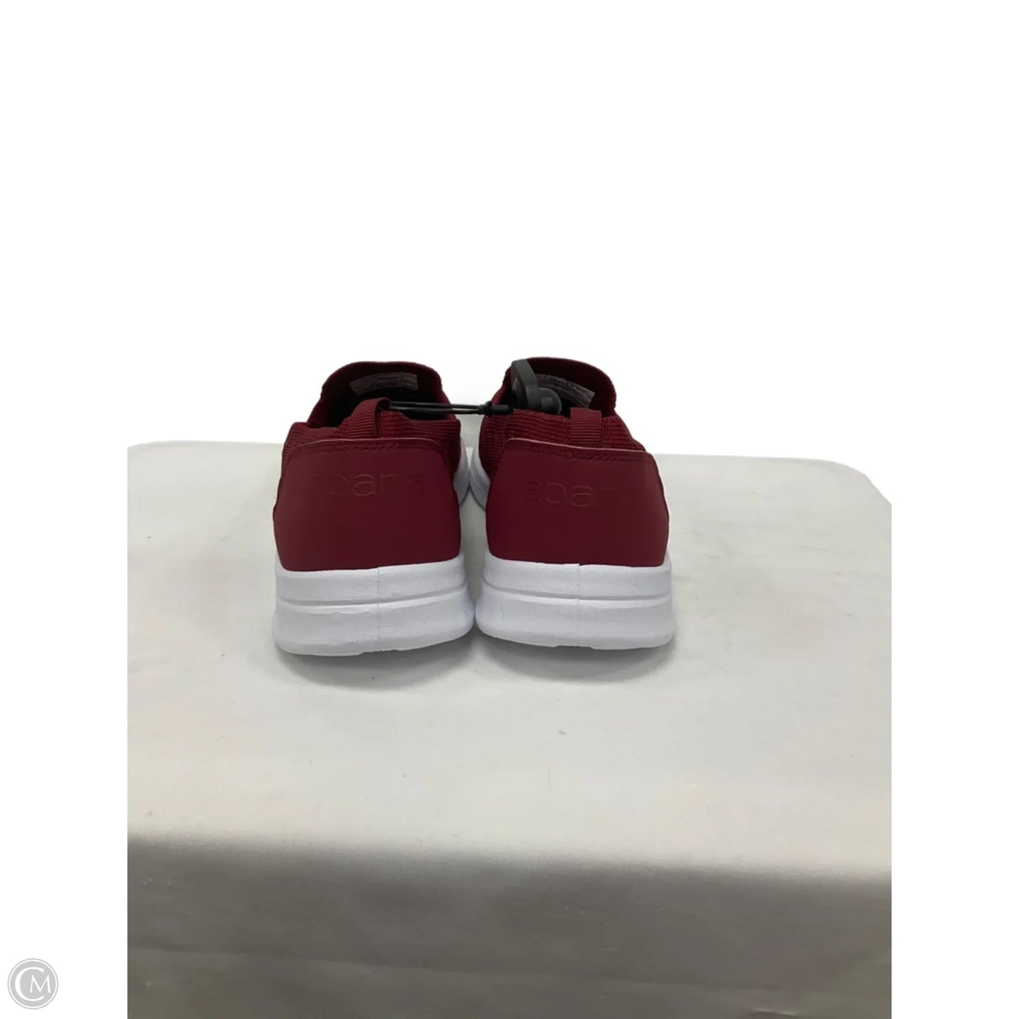 Shoes Sneakers By Apana In Red & White, Size: 7.5