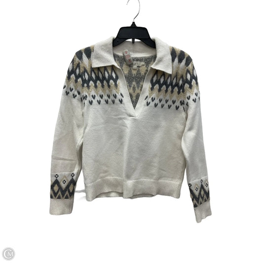 Sweater By Loft In Cream, Size: S