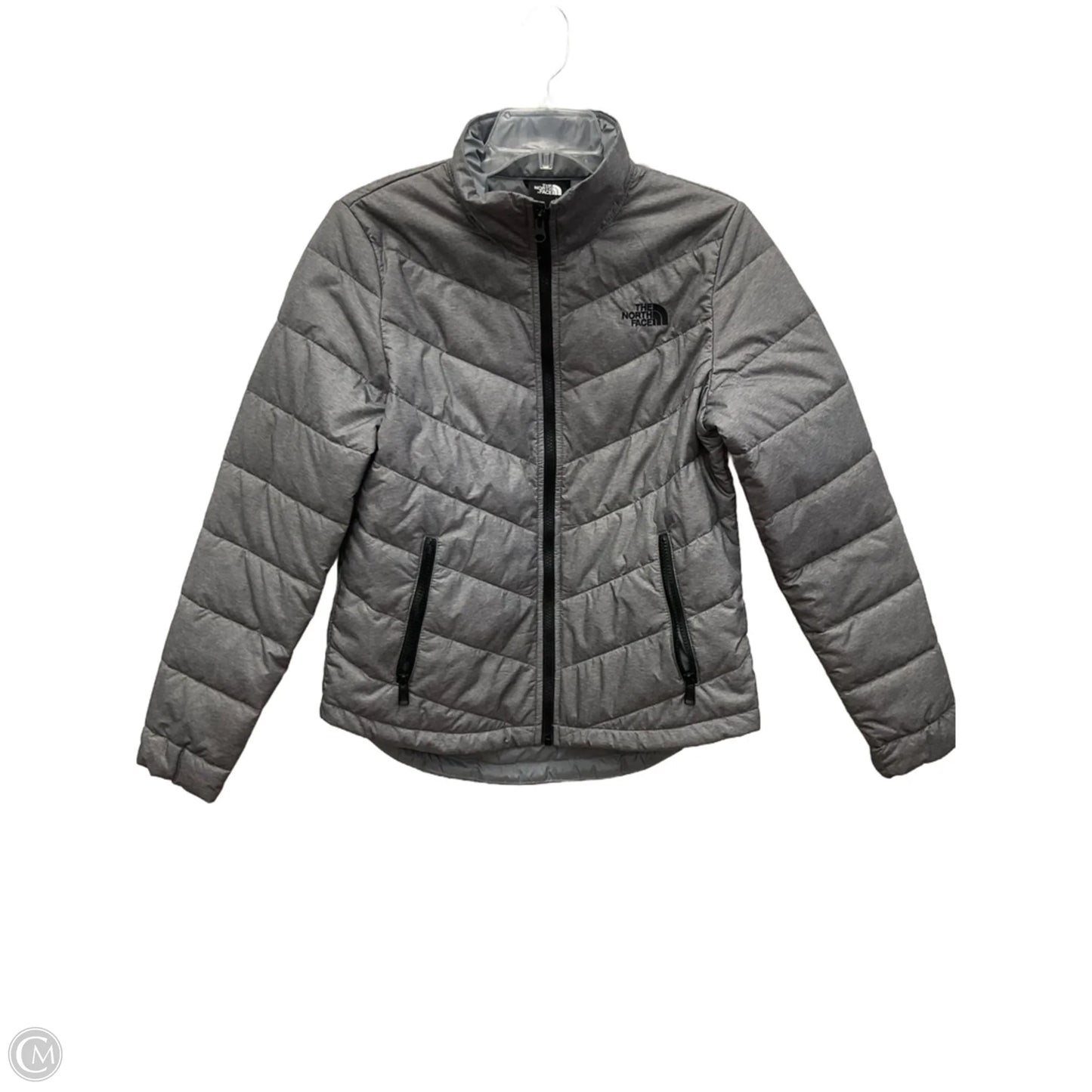 Jacket Puffer & Quilted By The North Face In Grey, Size: S