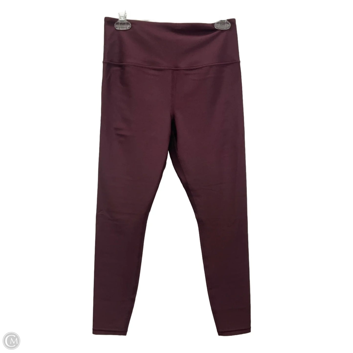 Athletic Leggings By Athleta In Maroon, Size: M