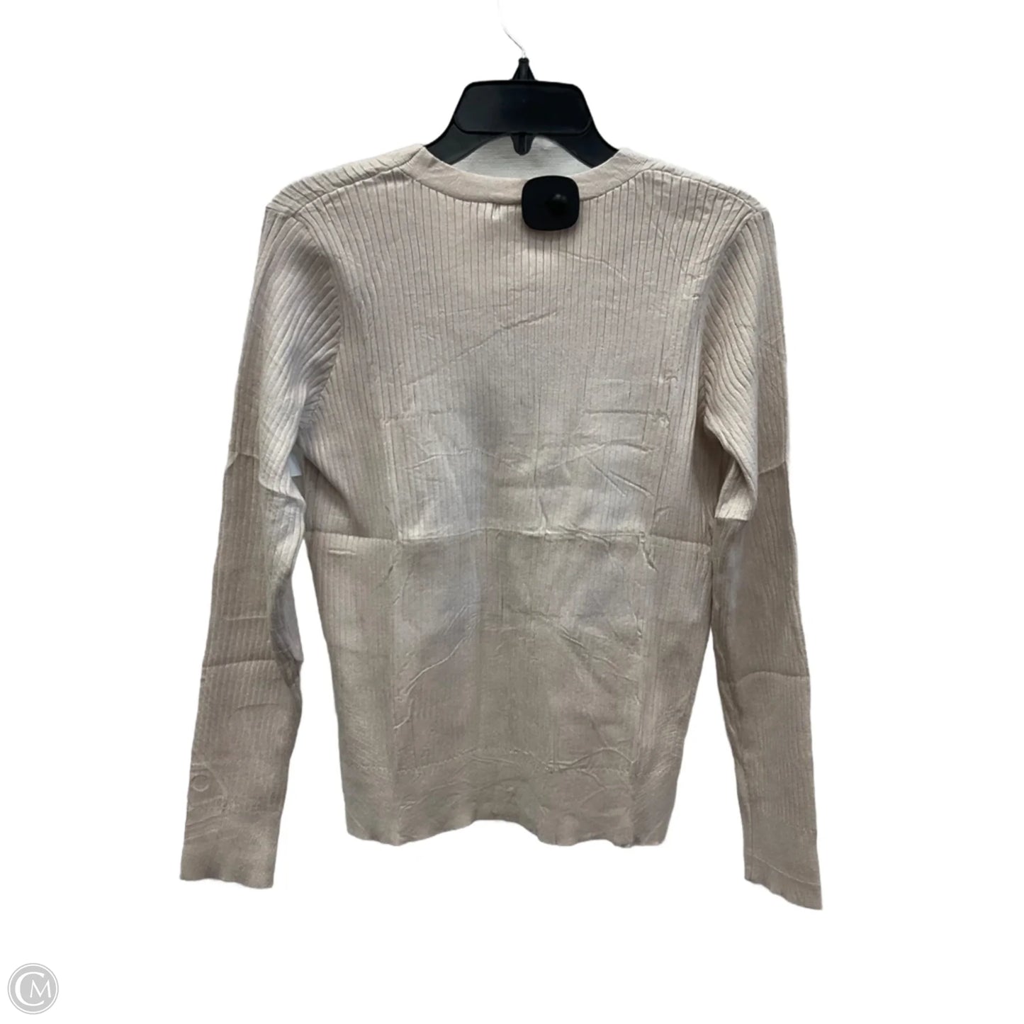 Top Long Sleeve By Clothes Mentor In Cream, Size: S