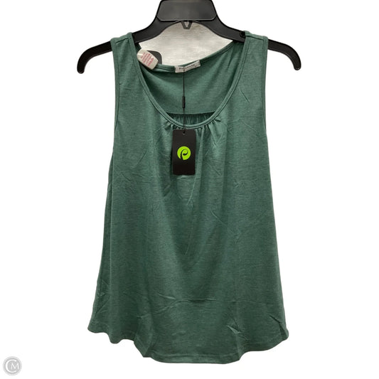 Top Sleeveless By Clothes Mentor In Green, Size: M