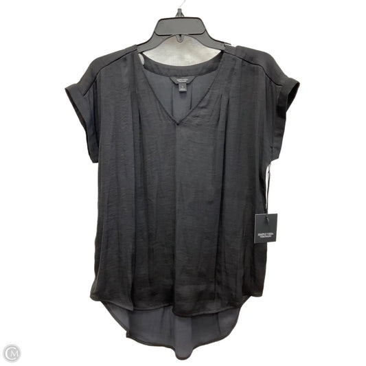 Top Short Sleeve By Simply Vera In Black, Size: S