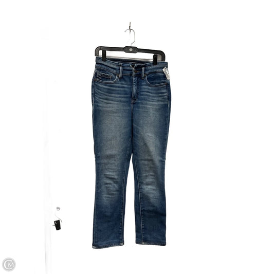 Jeans Skinny By Buckle Black In Blue Denim, Size: 2