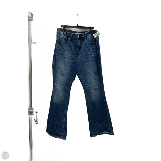Jeans Boot Cut By Good American In Blue Denim, Size: 8