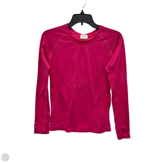 Athletic Top Long Sleeve Crewneck By Athleta In Pink, Size: S