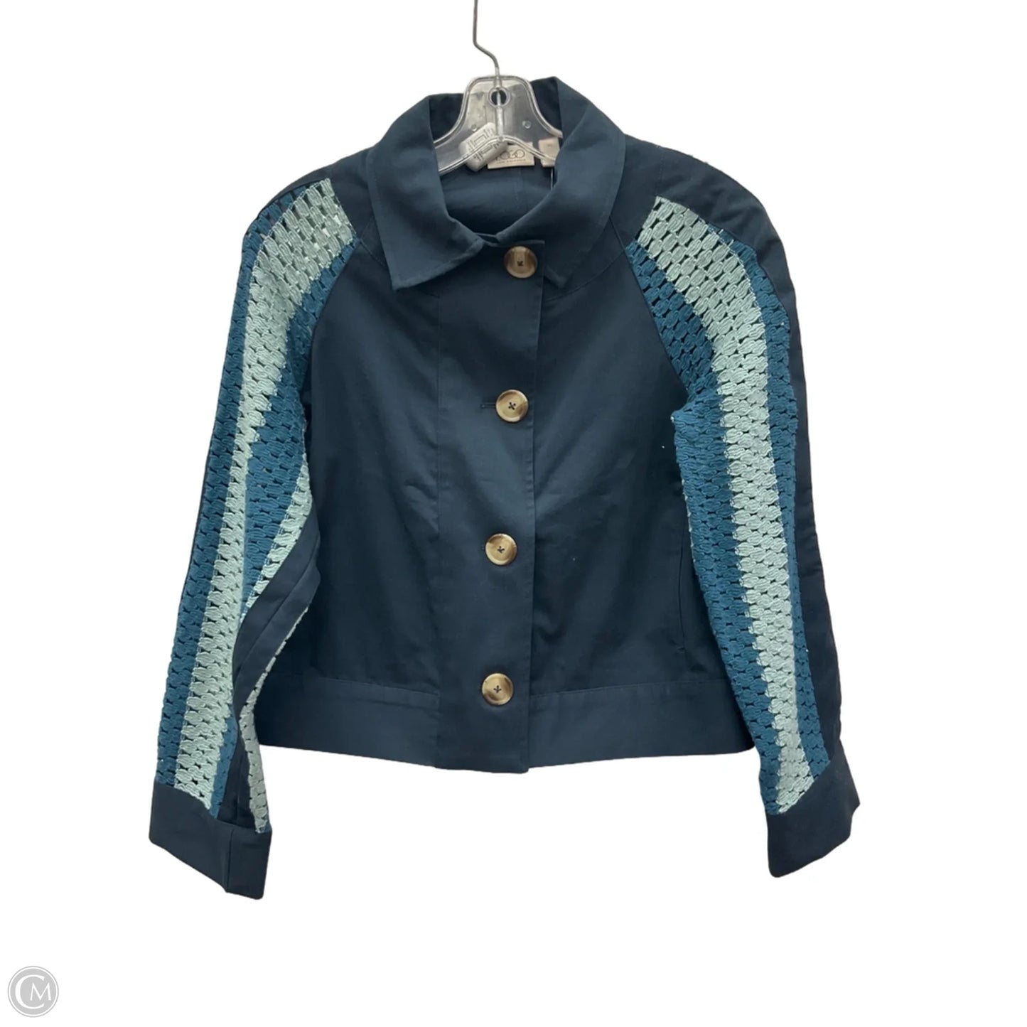Jacket Other By Logo In Blue, Size: Xs