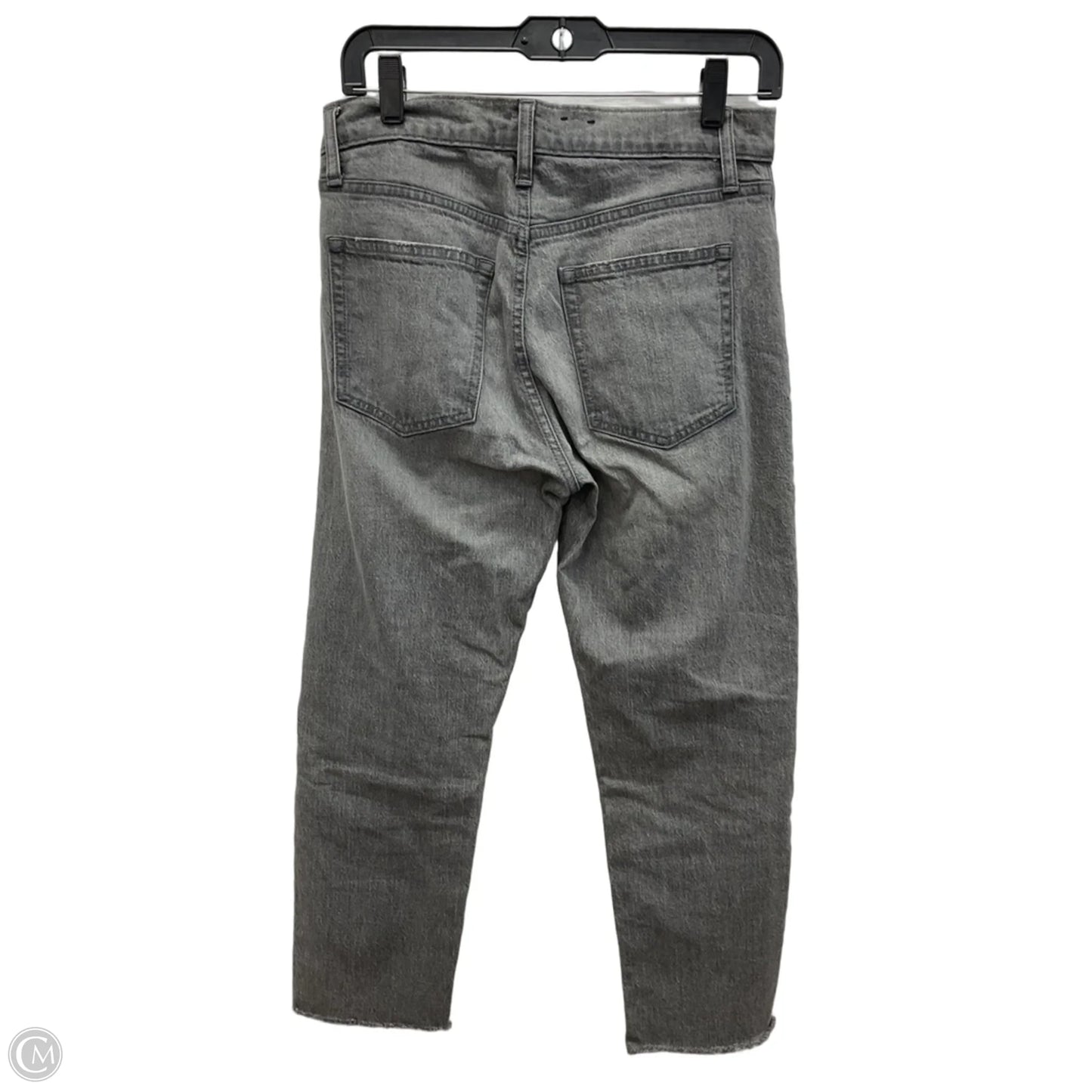 Jeans Straight By Gap In Grey Denim, Size: 6