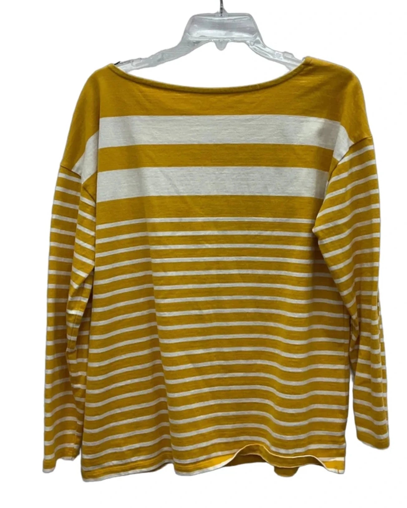 Top Long Sleeve By Talbots In Striped Pattern, Size: Lp