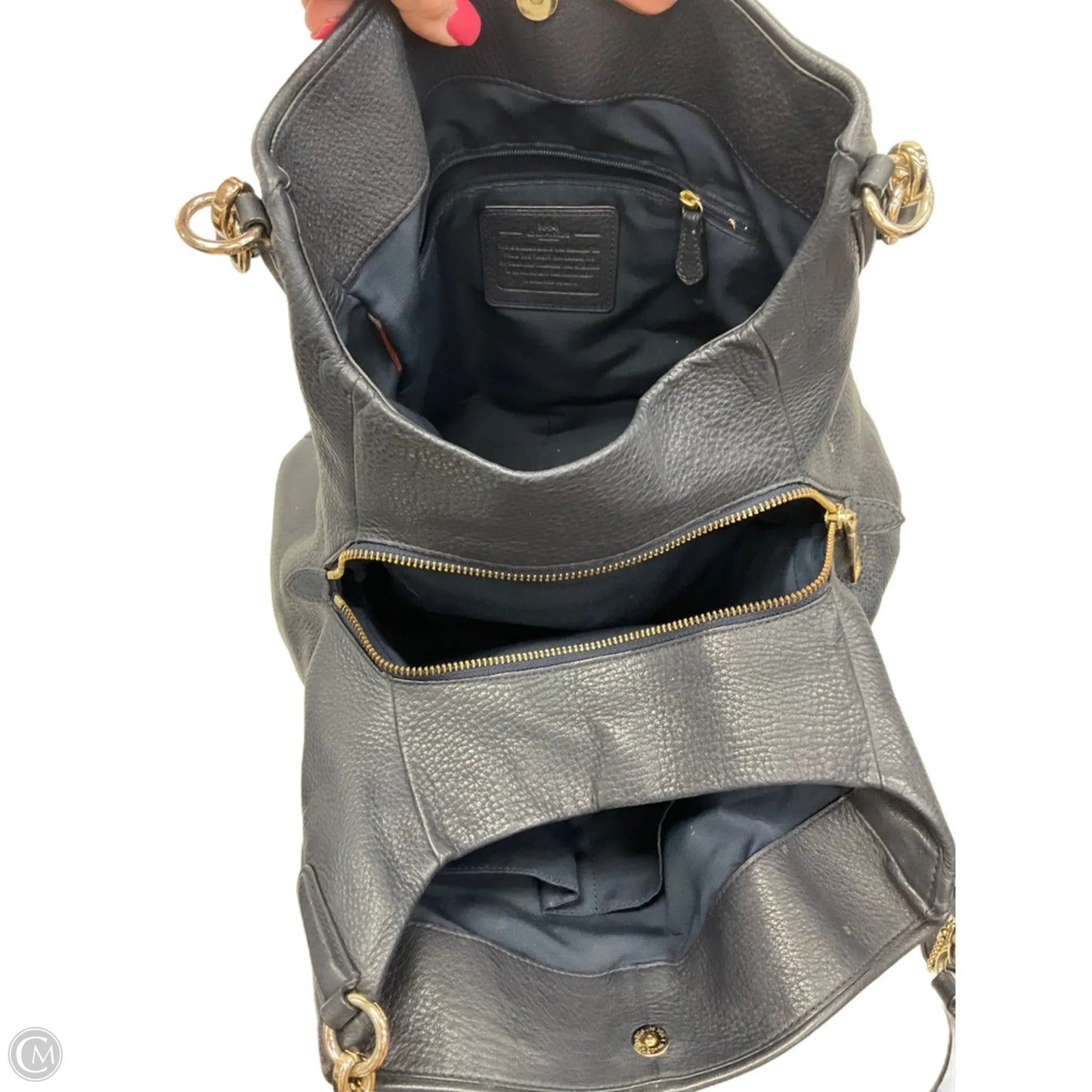 Handbag Designer By Coach, Size: Large