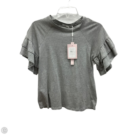 Top Short Sleeve By Avec Les Filles In Grey, Size: Xs
