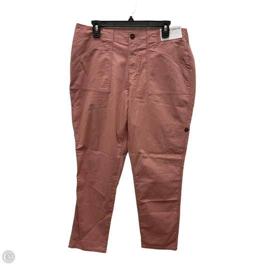 Pants Cropped By Liz Claiborne In Pink, Size: 10