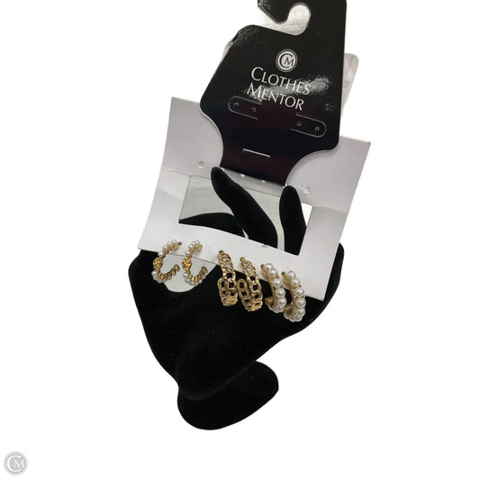 Earrings Hoop By Clothes Mentor, Size: 03 Piece Set