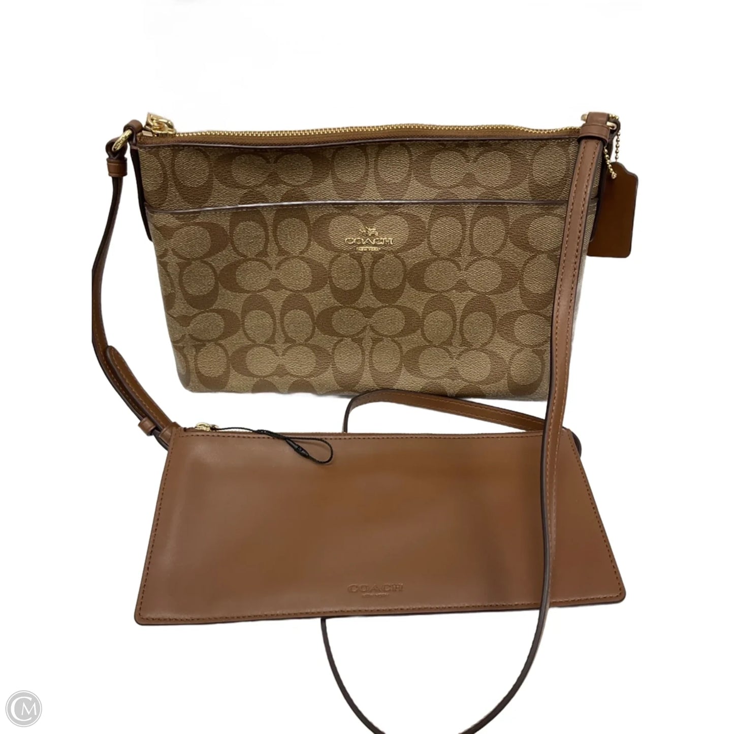 Crossbody Designer By Coach, Size: Medium