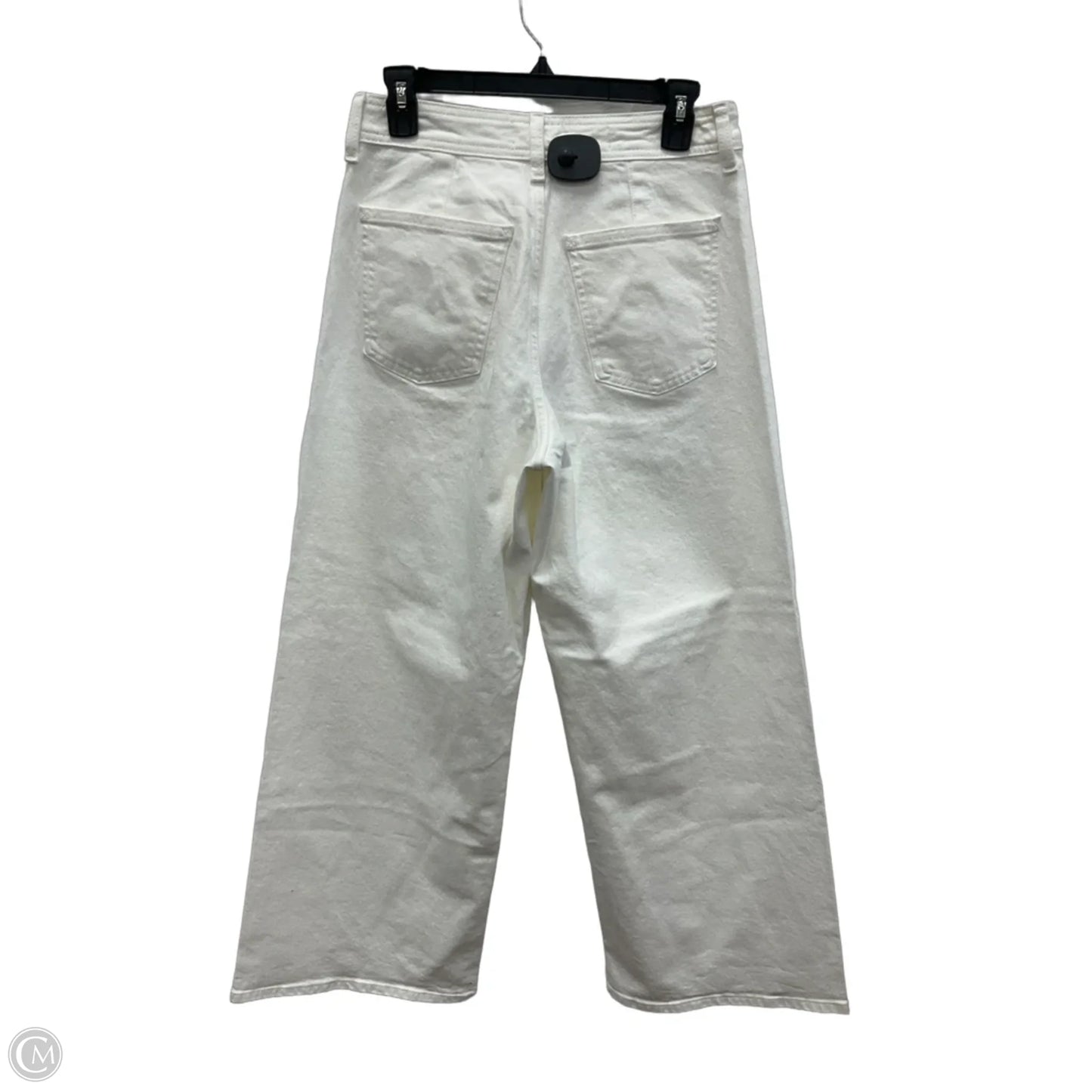 Jeans Wide Leg By Universal Thread In White Denim, Size: 8