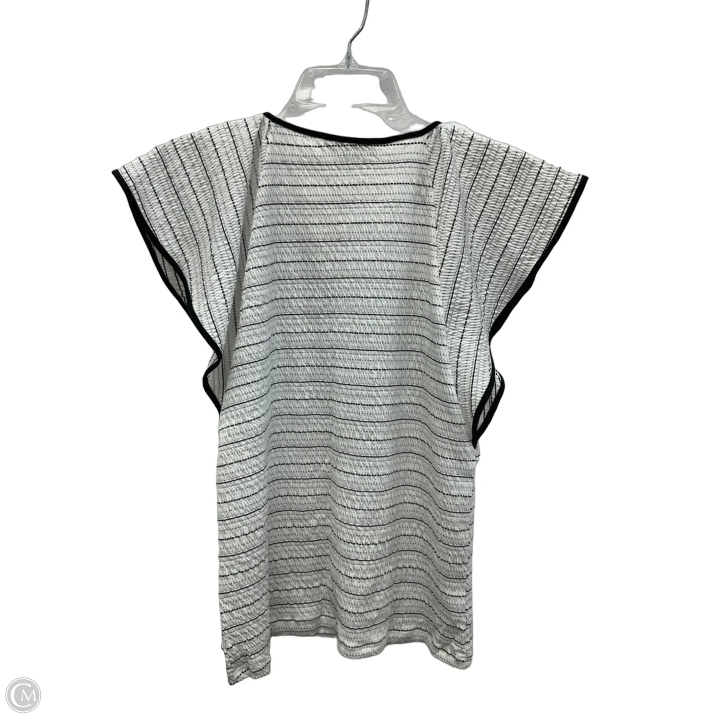 Top Sleeveless By Loft In Striped Pattern, Size: M