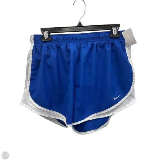 Athletic Shorts By Nike Apparel In Blue & White, Size: Xl