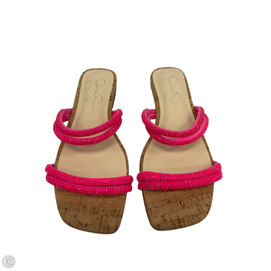 Sandals Flats By Jessica Simpson In Pink, Size: 8