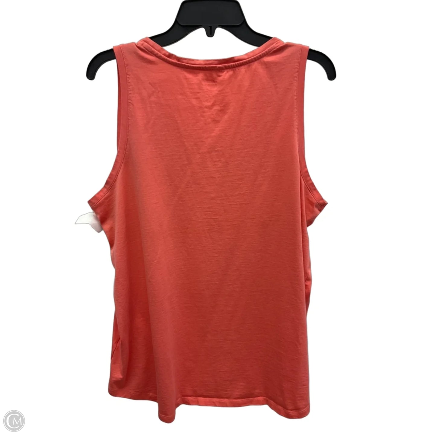 Top Sleeveless Basic By Lands End In Coral, Size: 1x