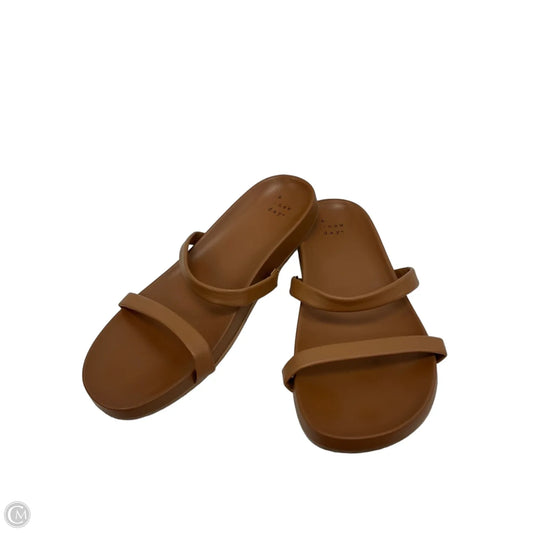 Sandals Flats By A New Day In Brown, Size: 8
