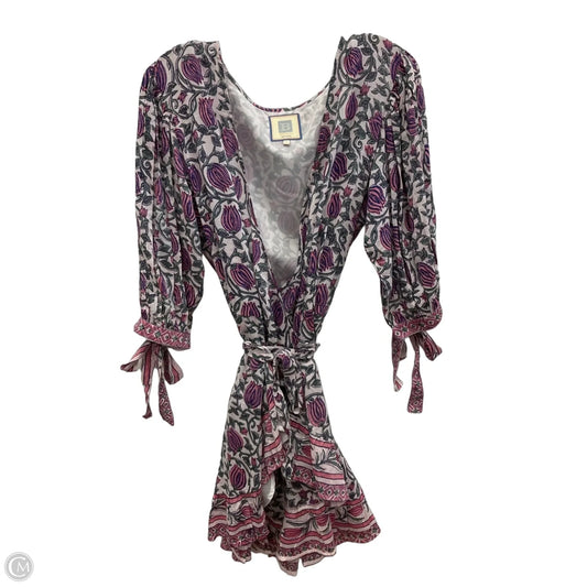 Dress Casual Short By Cmb In Floral Print, Size: L