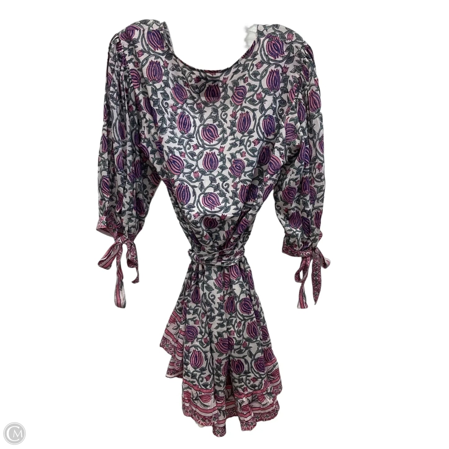 Dress Casual Short By Cmb In Floral Print, Size: L