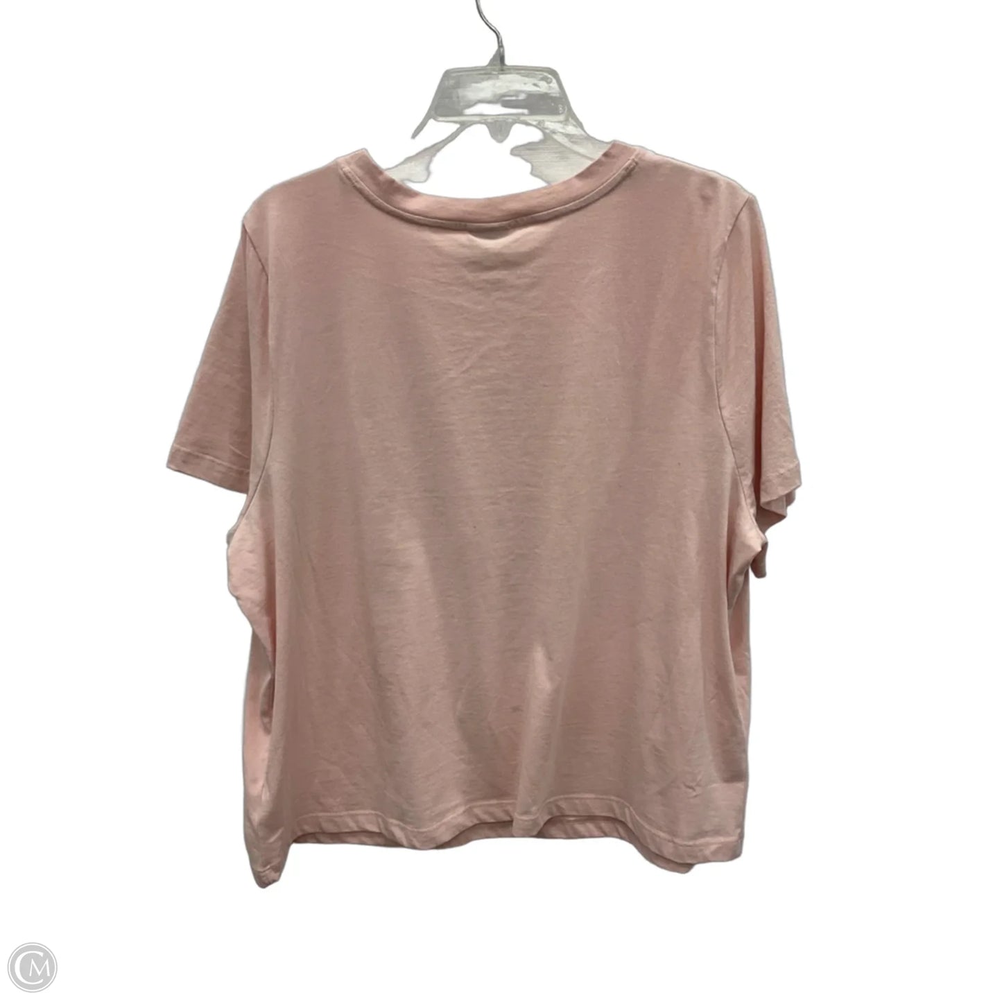 Top Short Sleeve By A New Day In Pink, Size: Xl