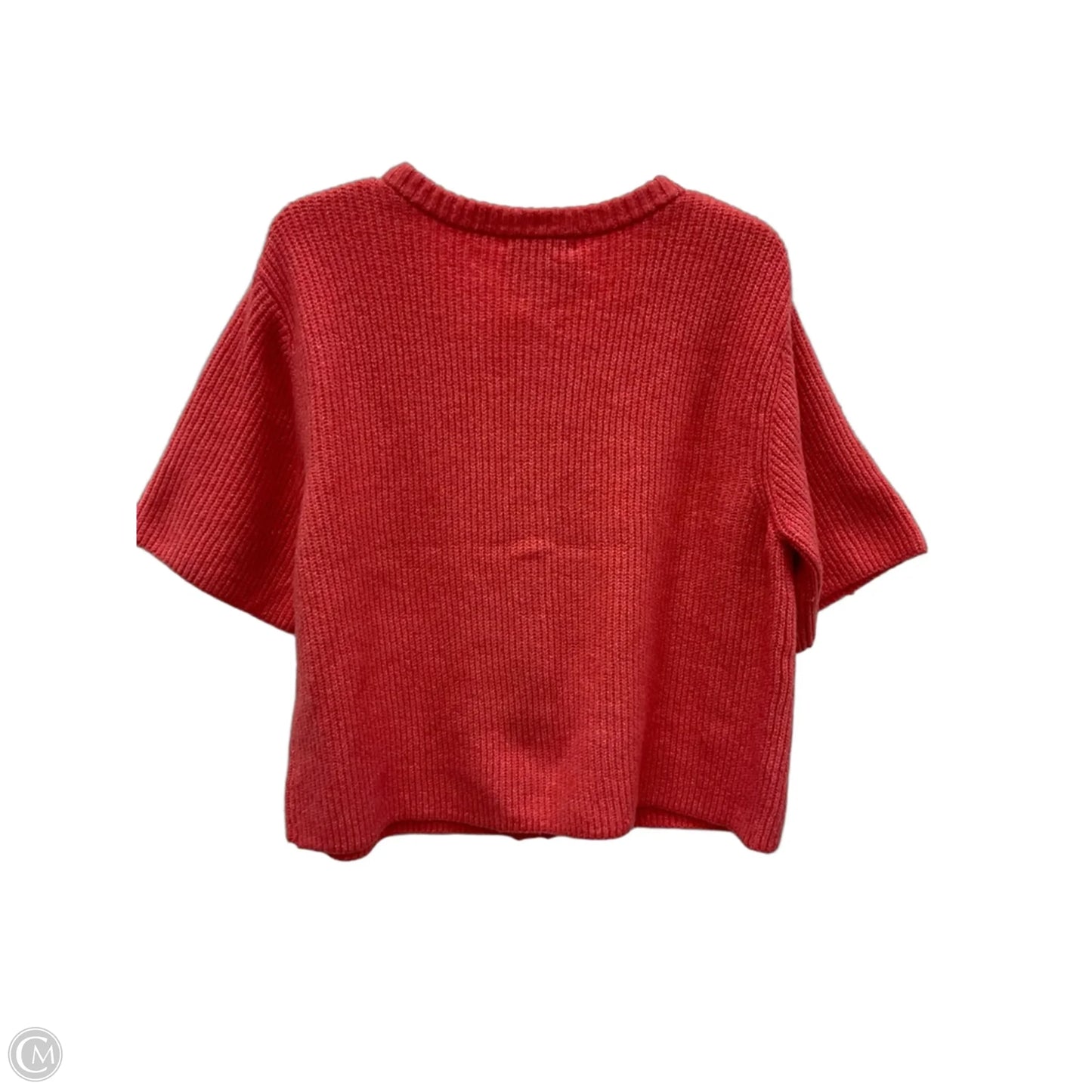 Top Short Sleeve By Pink Rose In Coral, Size: Xl