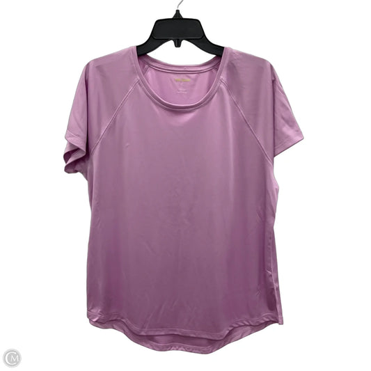 Athletic Top Short Sleeve By Tek Gear In Purple, Size: Xl