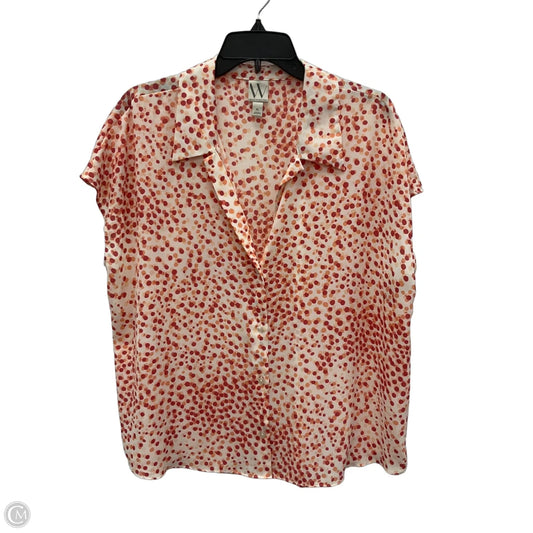 Top Sleeveless By Worthington In Coral, Size: Xl