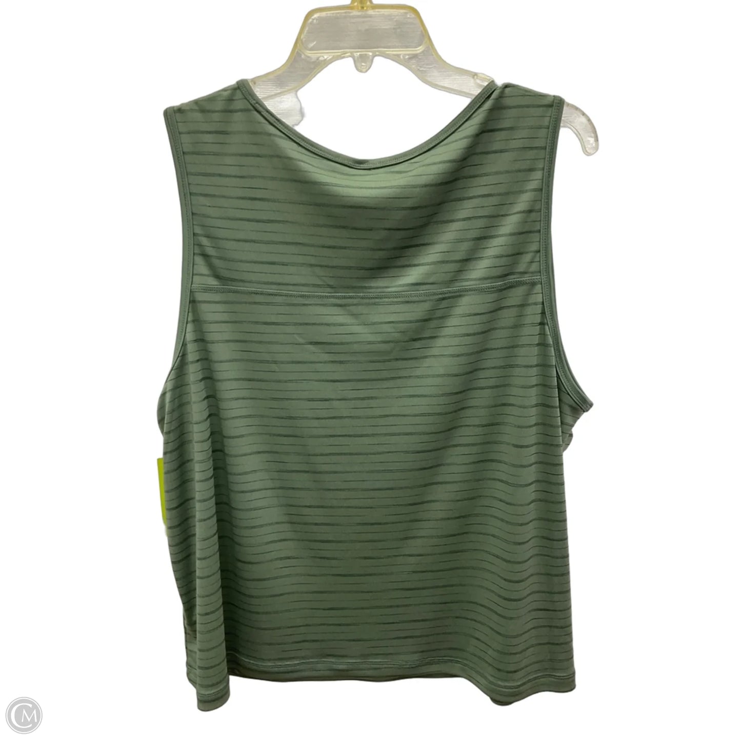 Athletic Tank Top By Clothes Mentor In Green, Size: 2x