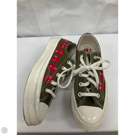 Shoes Sneakers By Converse In Green & Red, Size: 6
