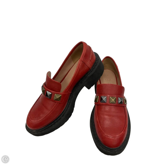 Shoes Heels Block By Linea Paolo In Red, Size: 7