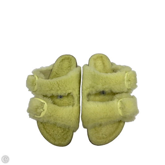 Sandals Flats By Birkenstock In Yellow, Size: 7