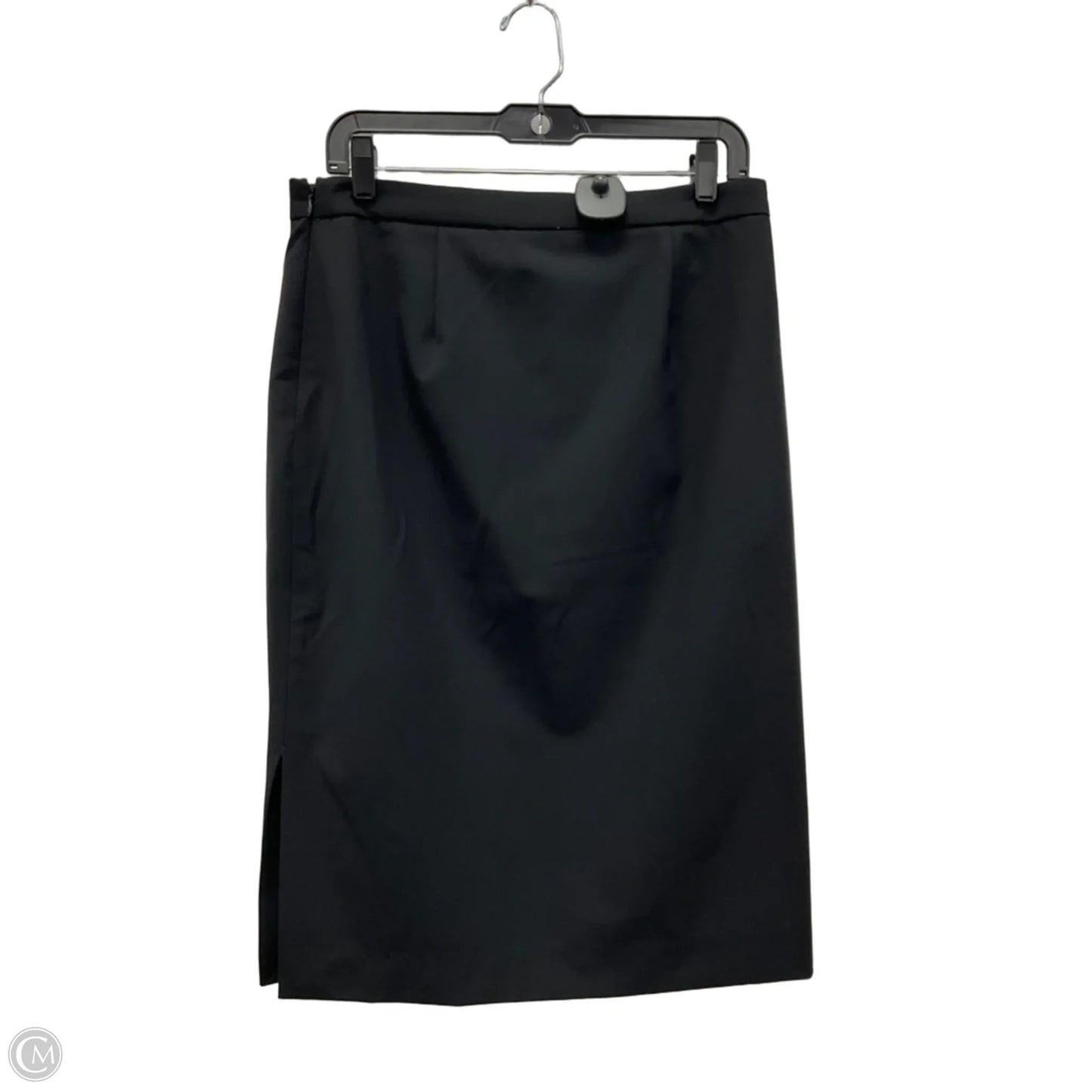 Skirt Midi By Banana Republic In Black, Size: 8