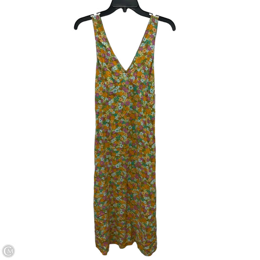 Dress Casual Midi By Billabong In Floral Print, Size: S