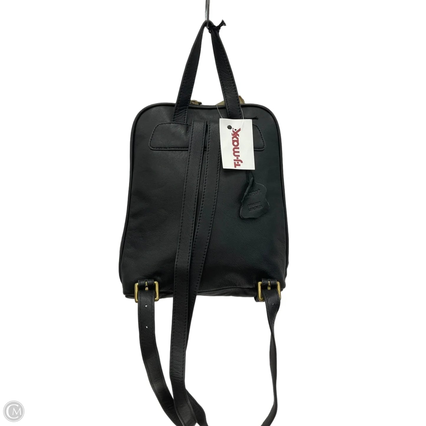 Handbag Leather By Margot, Size: Medium