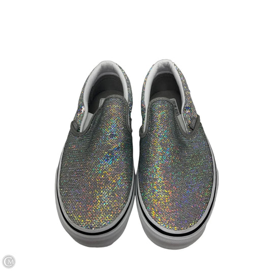 Shoes Sneakers By Vans In Silver, Size: 7