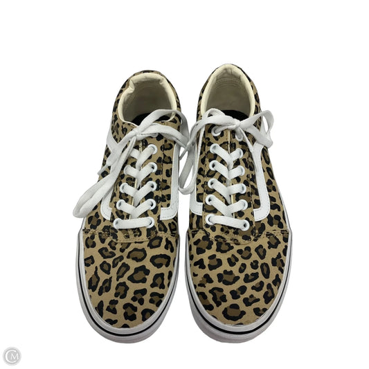 Shoes Sneakers By Vans In Leopard Print, Size: 9