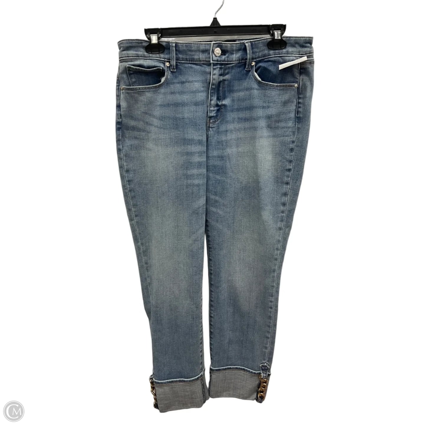 Jeans Cropped By White House Black Market In Blue Denim, Size: 10