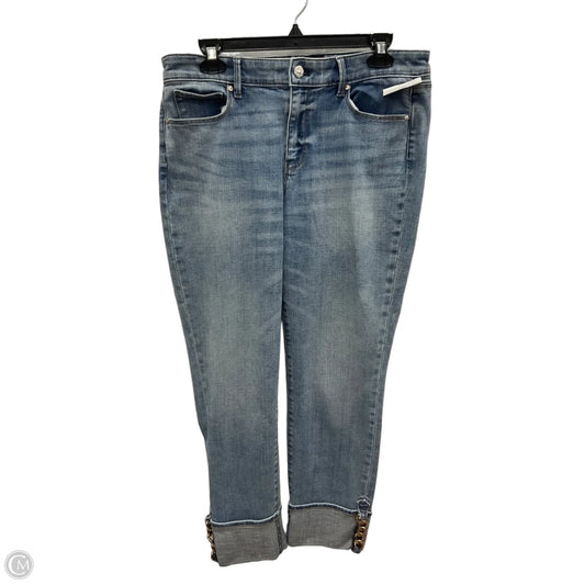 Jeans Cropped By White House Black Market In Blue Denim, Size: 10
