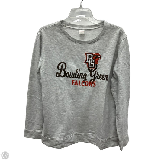 Athletic Top Long Sleeve Crewneck By Clothes Mentor In Grey, Size: L