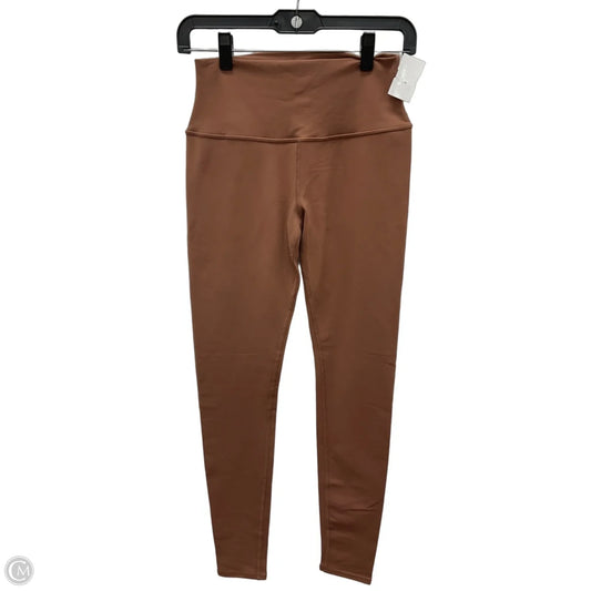 Athletic Leggings By Alo In Mauve, Size: M