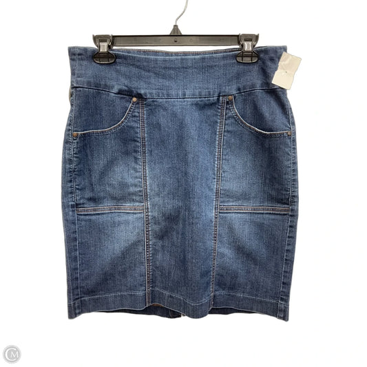 Skirt Mini & Short By Jag In Blue Denim, Size: 10