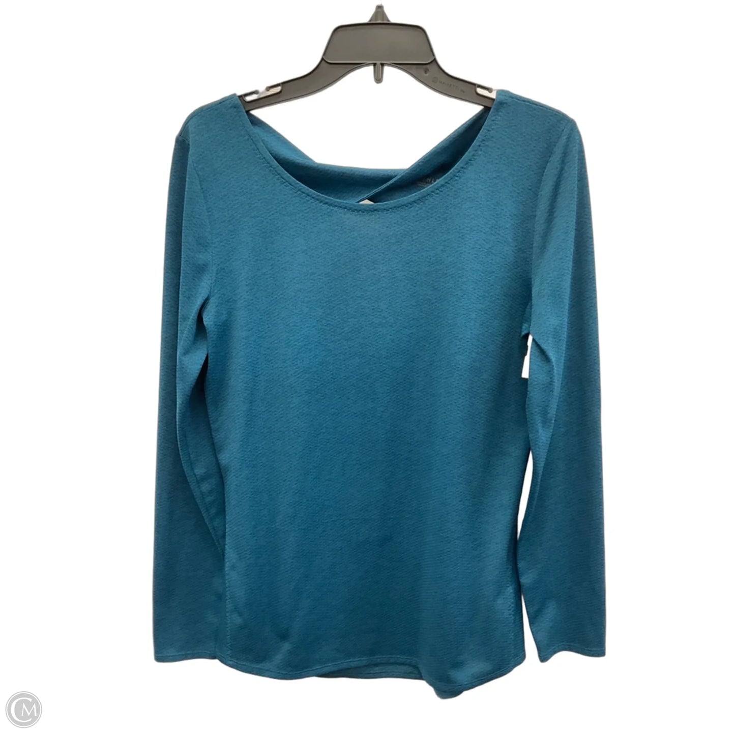 Athletic Top Long Sleeve Crewneck By Athleta In Teal, Size: M