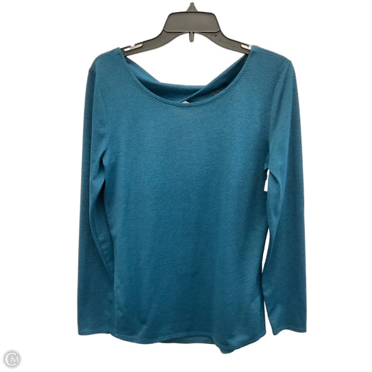 Athletic Top Long Sleeve Crewneck By Athleta In Teal, Size: M