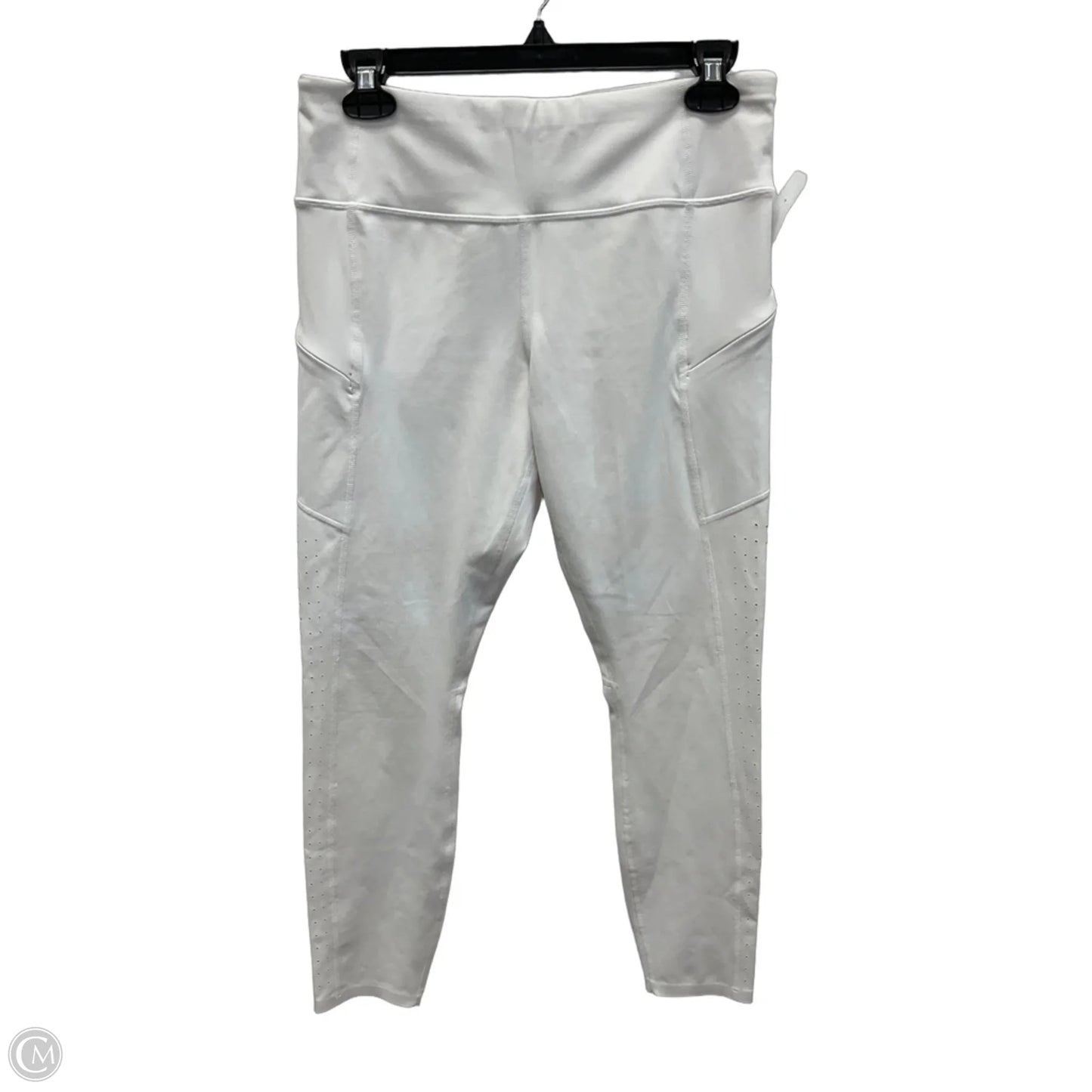 Athletic Leggings By Athleta In White, Size: M