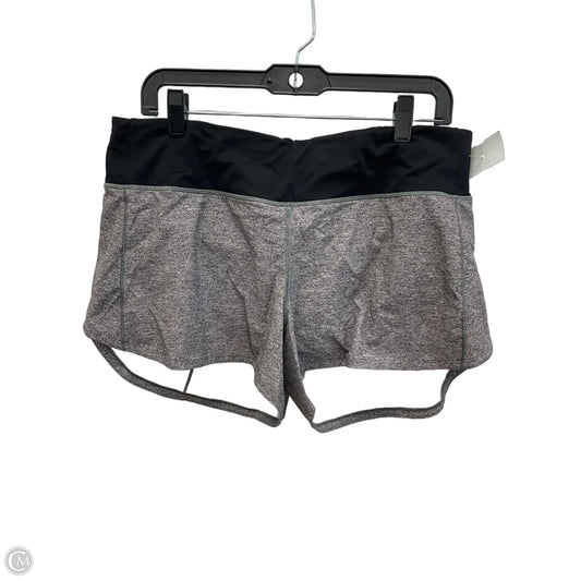 Athletic Shorts By Lululemon In Grey, Size: 12