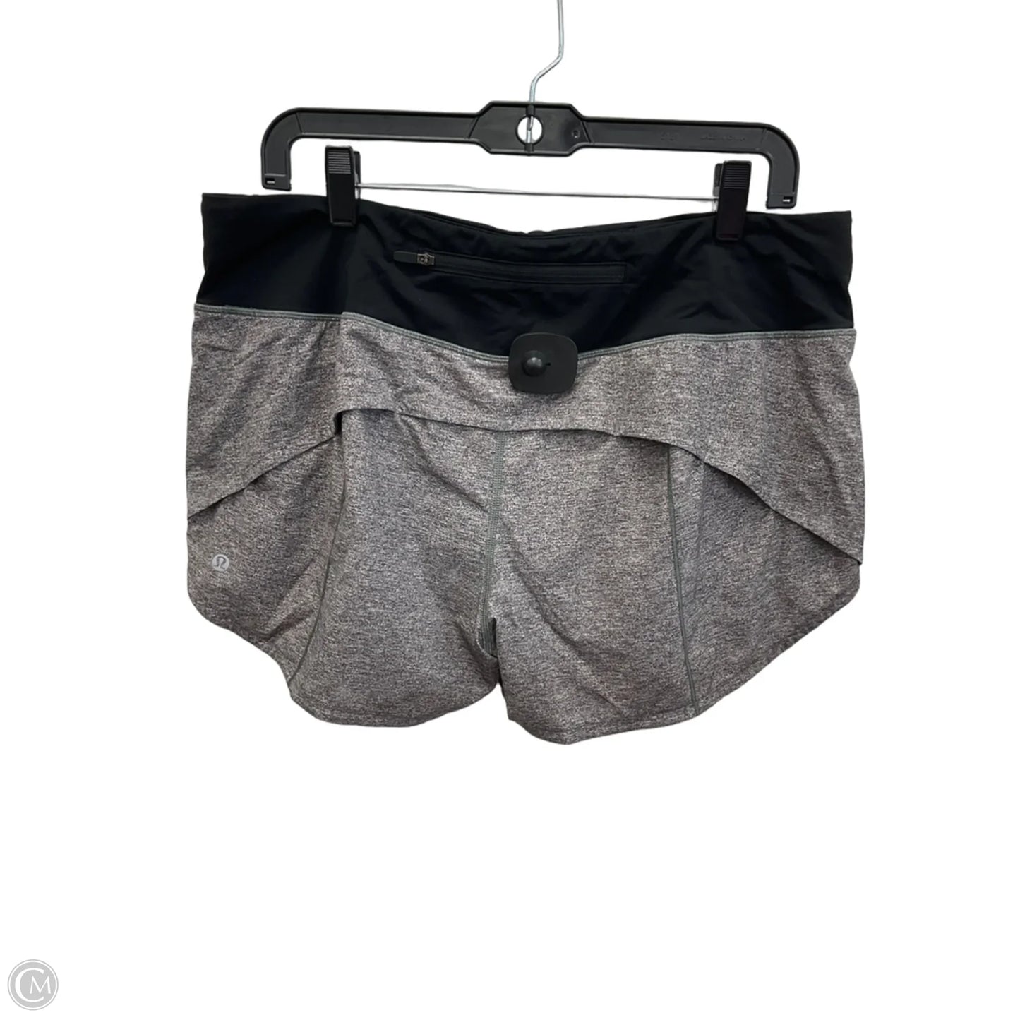 Athletic Shorts By Lululemon In Grey, Size: 12