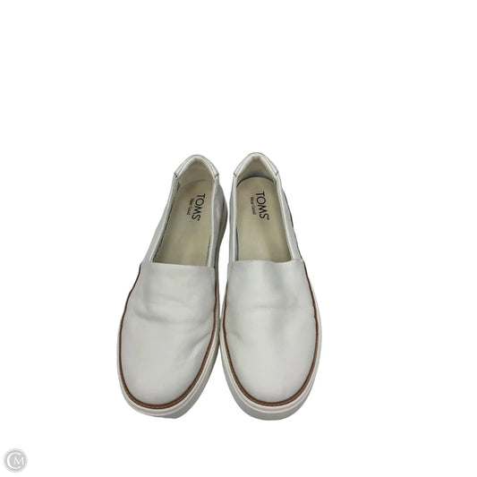 Shoes Sneakers By Toms In White, Size: 9.5